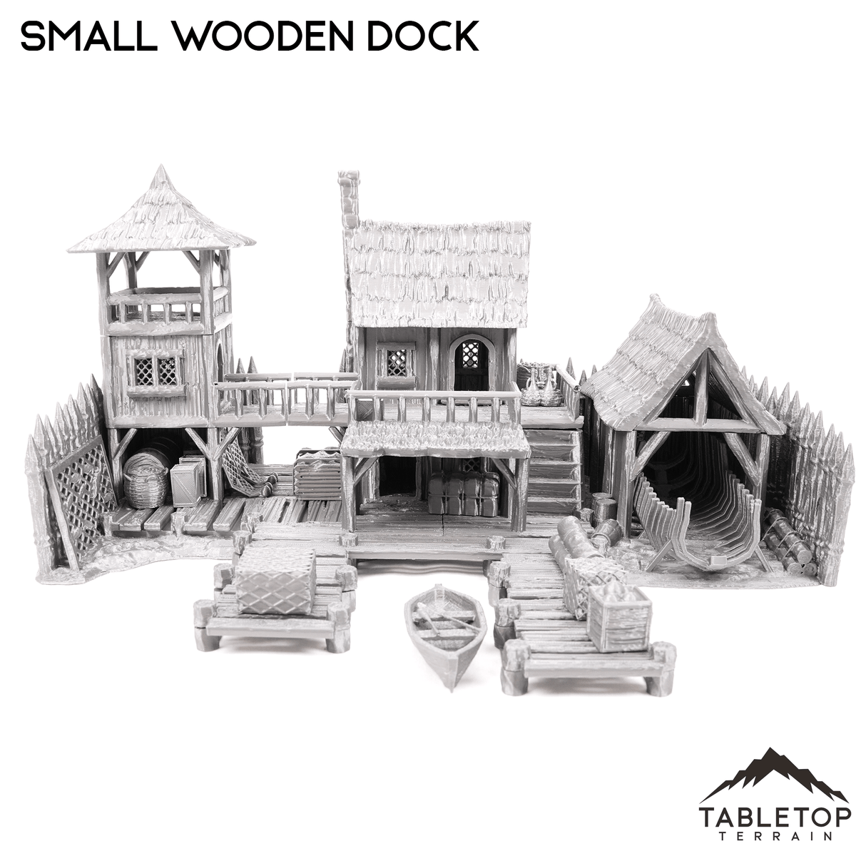 Tabletop Terrain Building Small Wooden Dock
