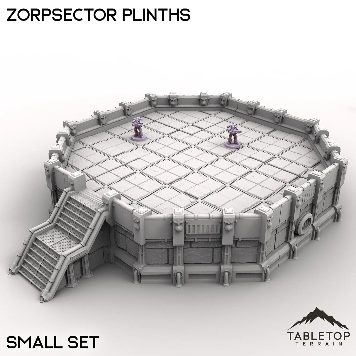 Tabletop Terrain Building Small Zorpsector Plinths