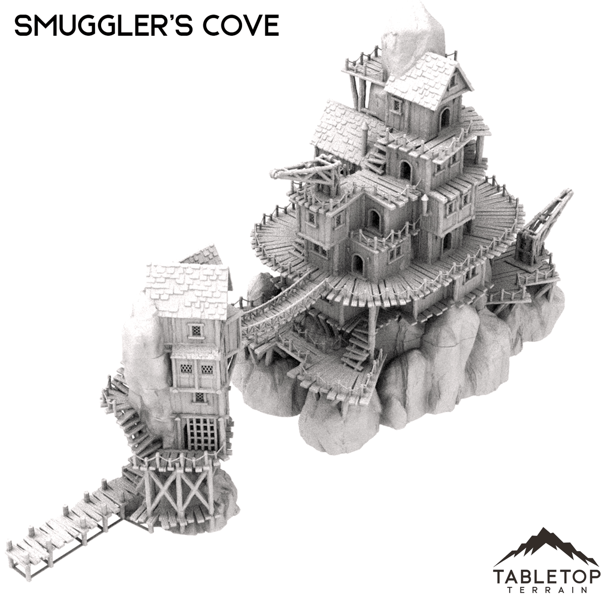 Tabletop Terrain Building Smuggler's Cove