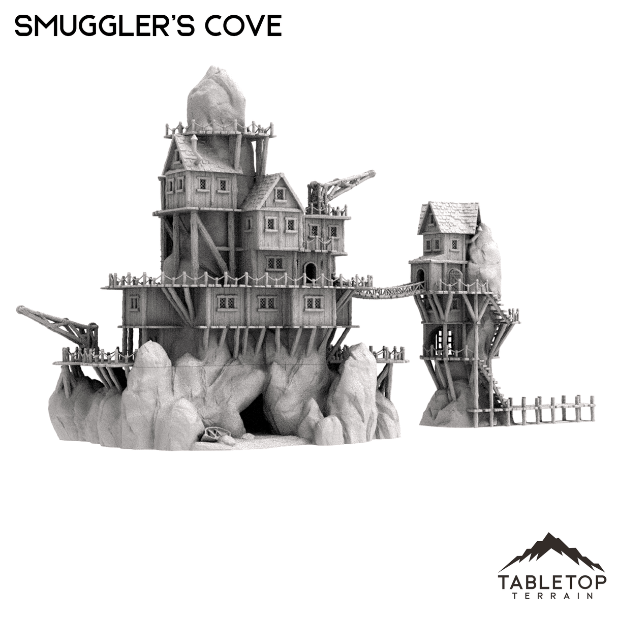 Tabletop Terrain Building Smuggler's Cove