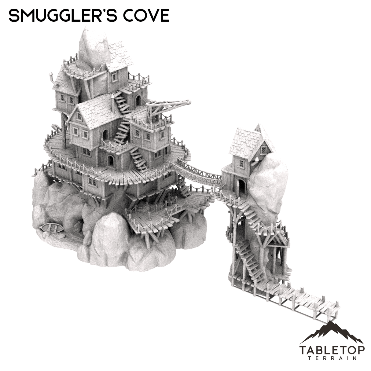 Tabletop Terrain Building Smuggler's Cove