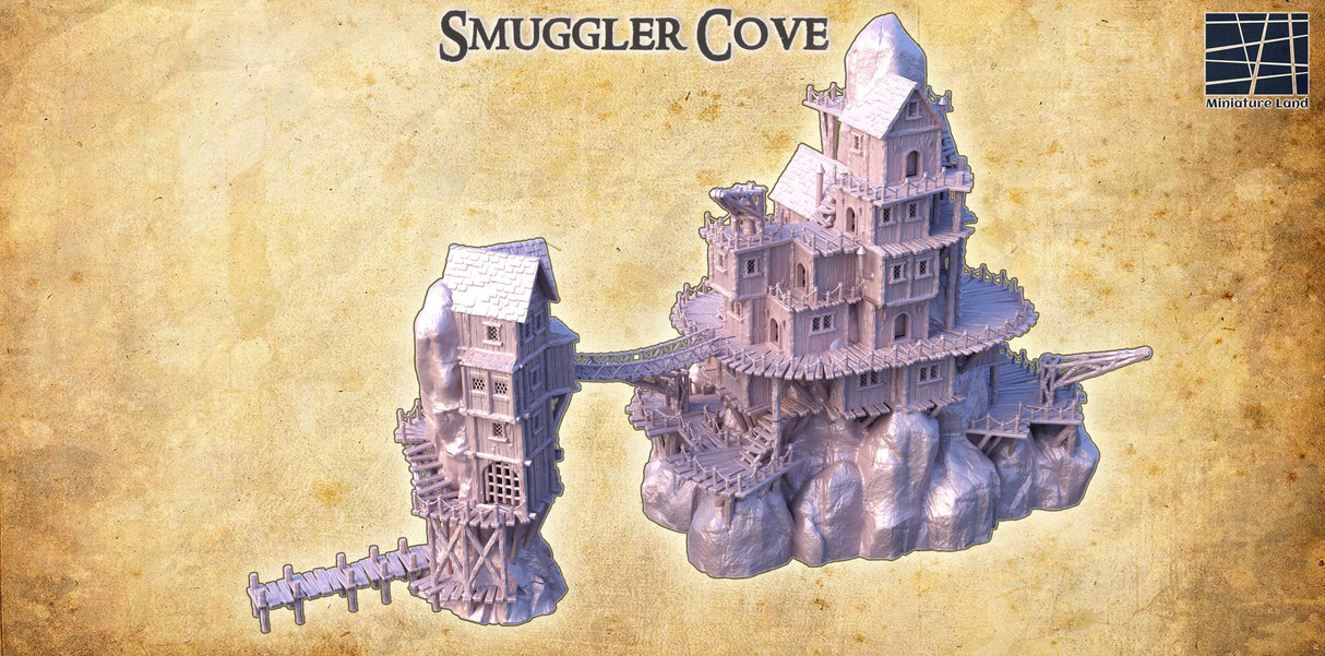Tabletop Terrain Building Smuggler's Cove