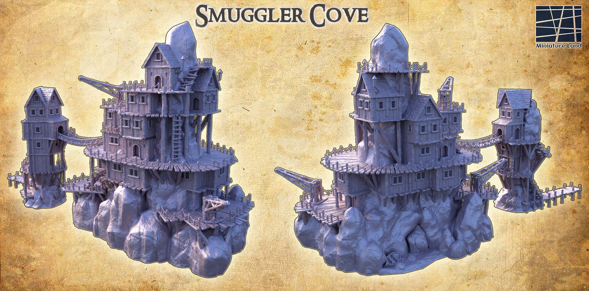 Tabletop Terrain Building Smuggler's Cove