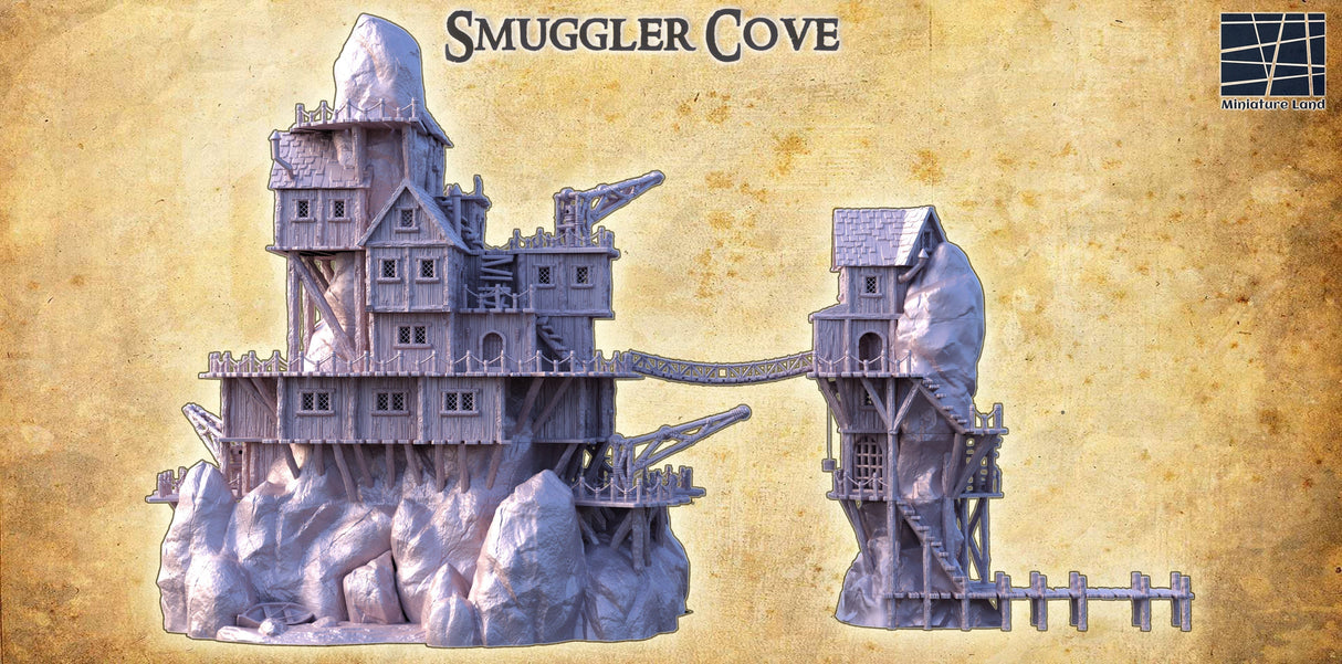 Tabletop Terrain Building Smuggler's Cove