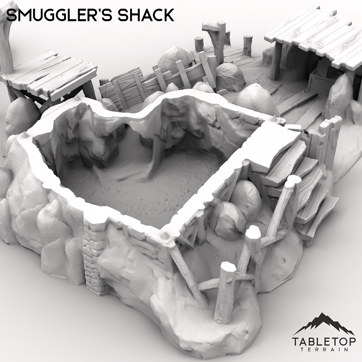 Tabletop Terrain Building Smuggler's Shack