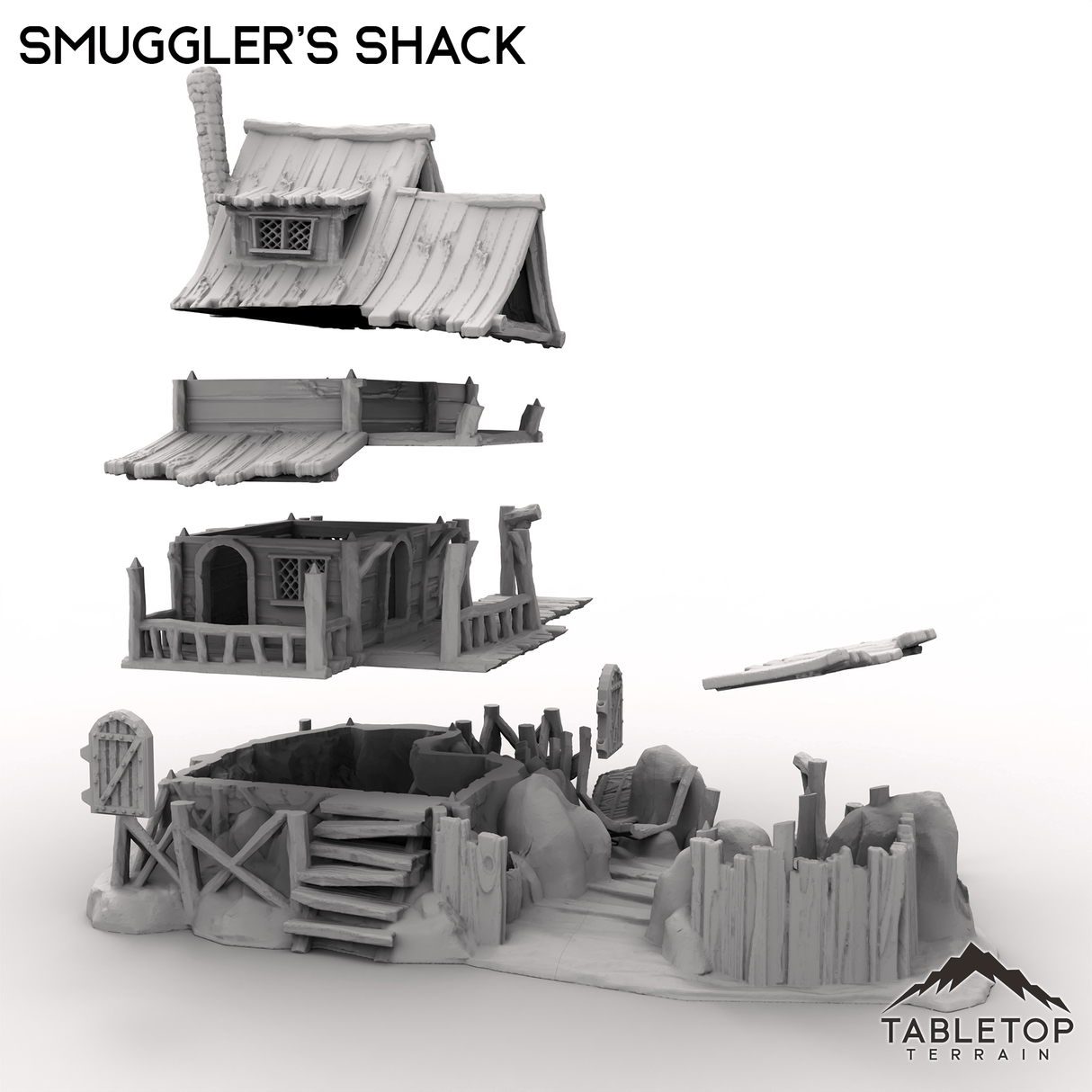 Tabletop Terrain Building Smuggler's Shack
