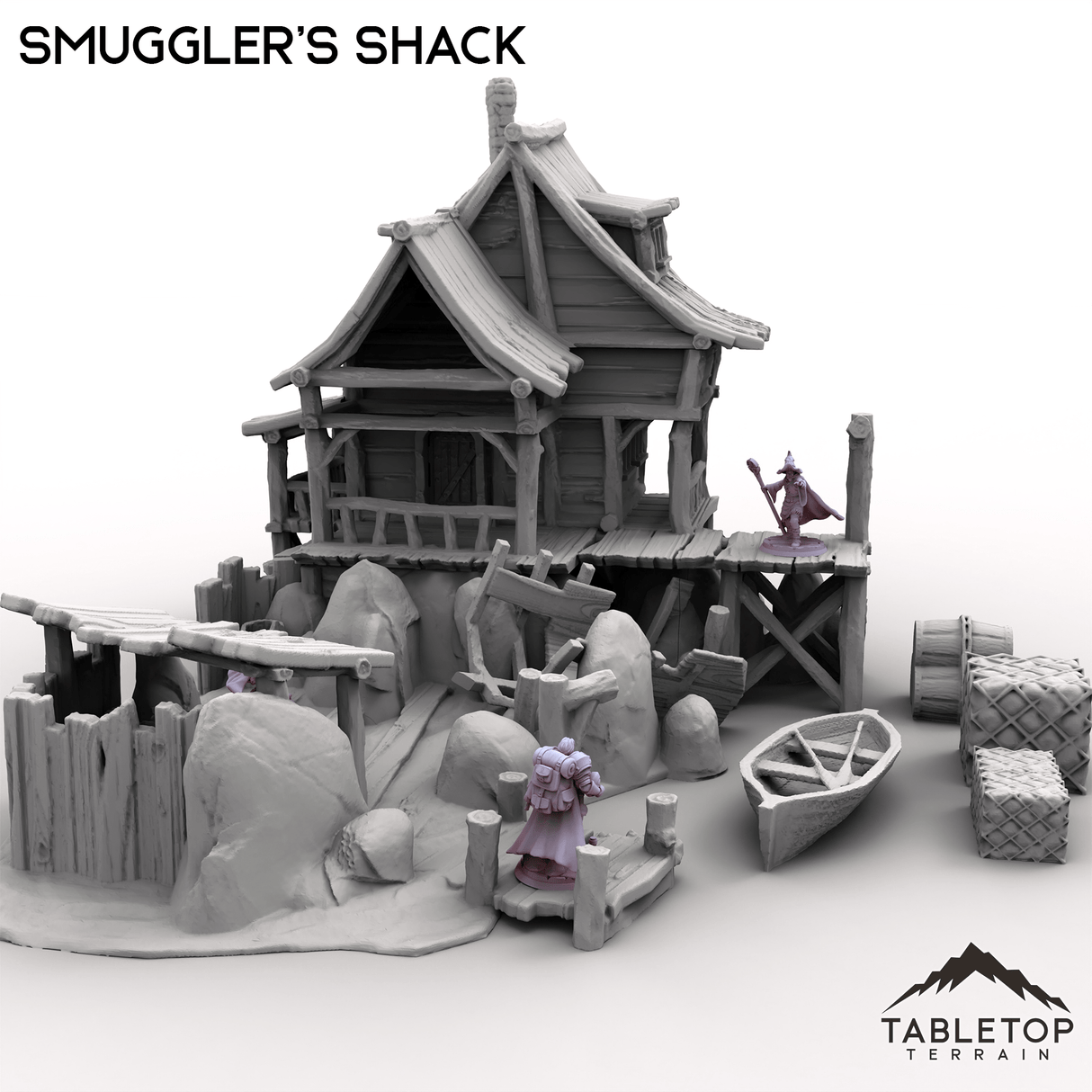 Tabletop Terrain Building Smuggler's Shack