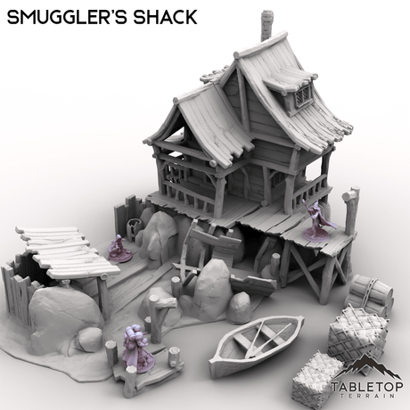 Tabletop Terrain Building Smuggler's Shack