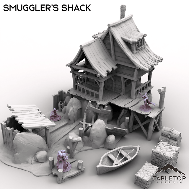Tabletop Terrain Building Smuggler's Shack