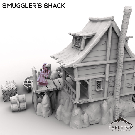 Tabletop Terrain Building Smuggler's Shack