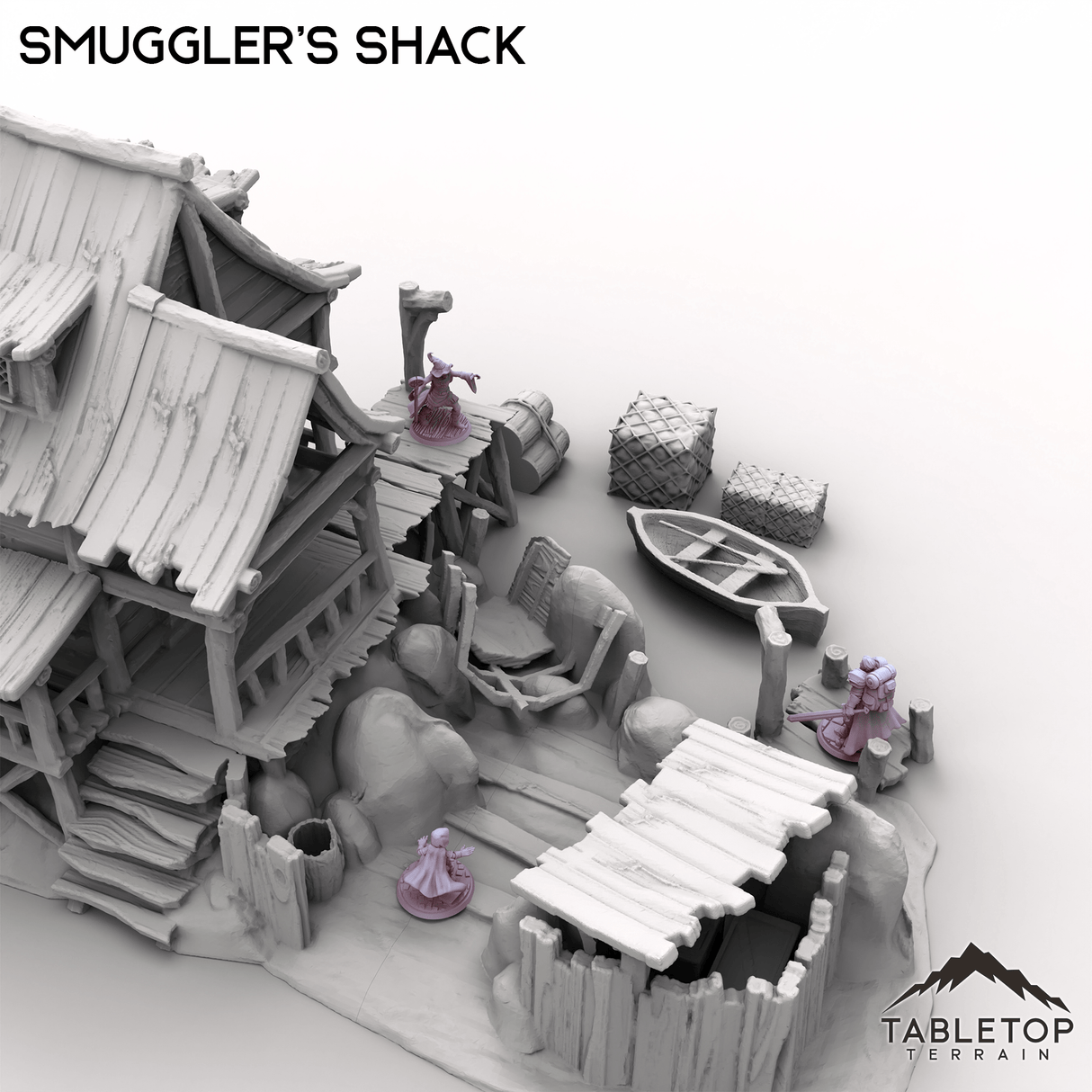 Tabletop Terrain Building Smuggler's Shack