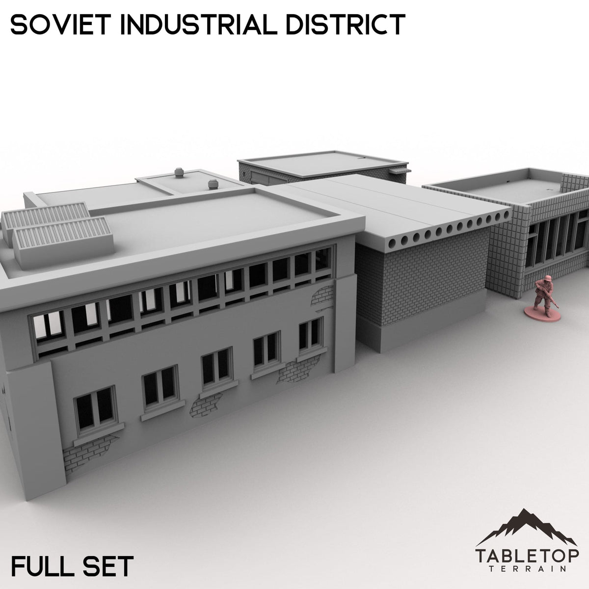 Tabletop Terrain Building Soviet Industrial District