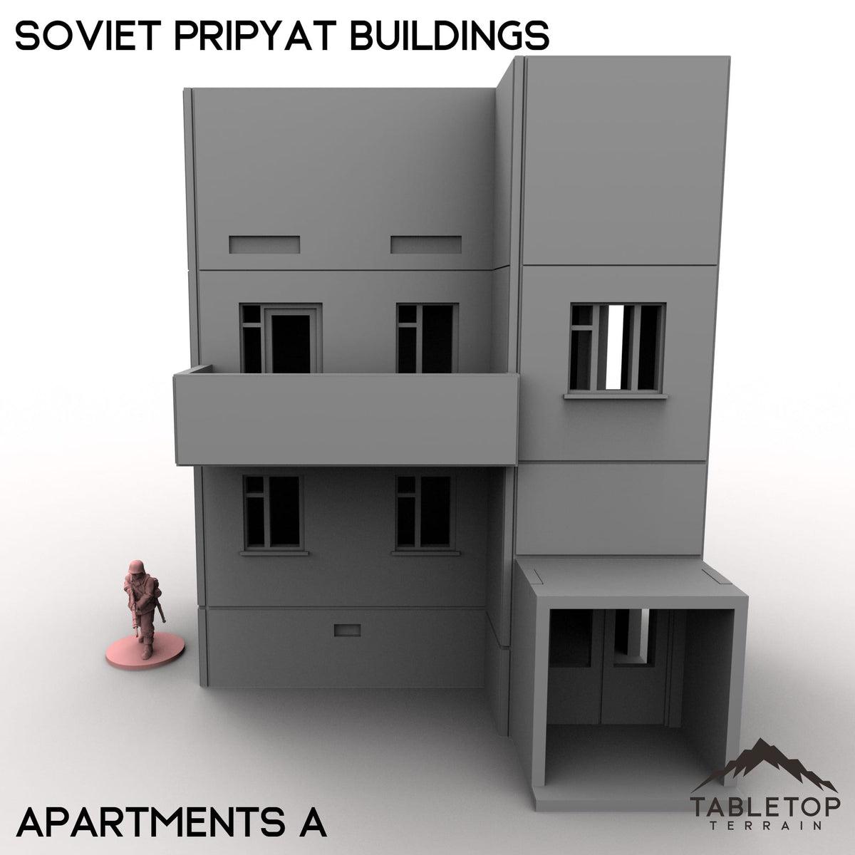 Tabletop Terrain Building Soviet Pripyat Buildings
