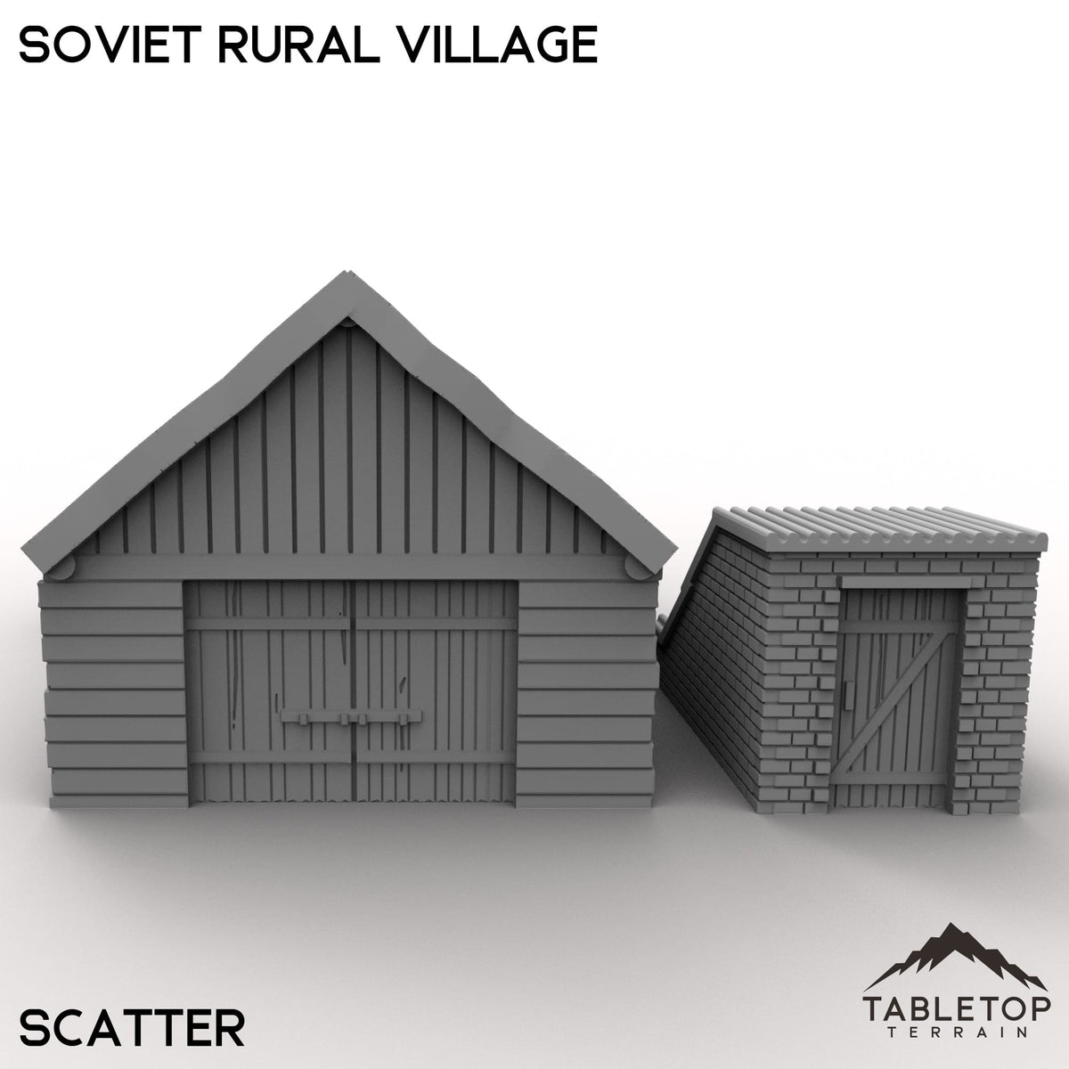 Tabletop Terrain Building Soviet Rural Village