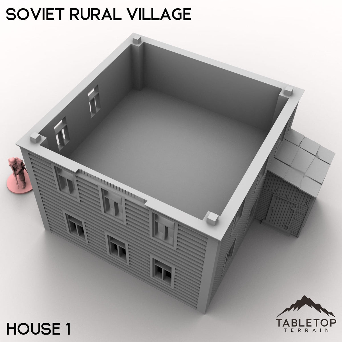 Tabletop Terrain Building Soviet Rural Village
