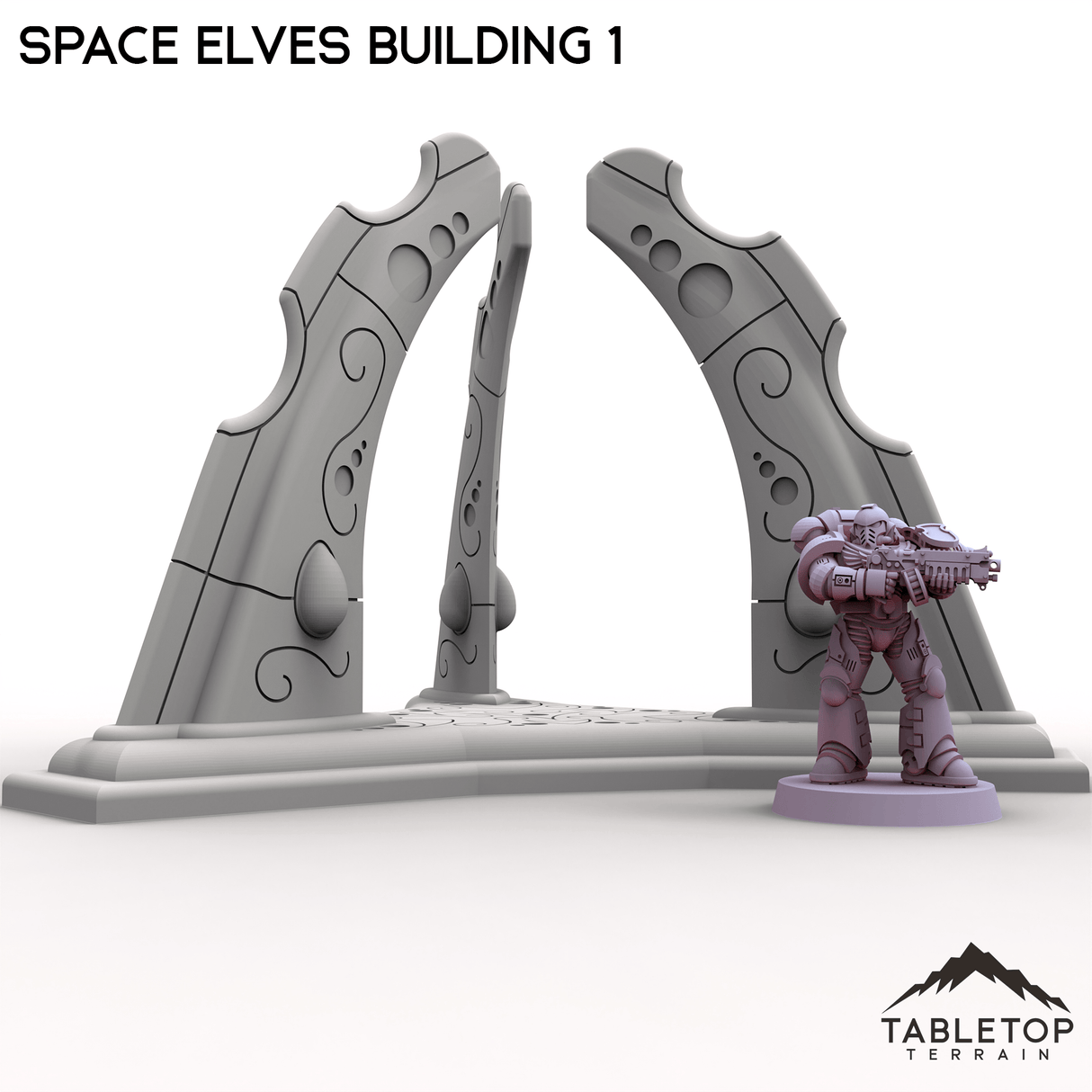 Tabletop Terrain Building Space Elves Building 1