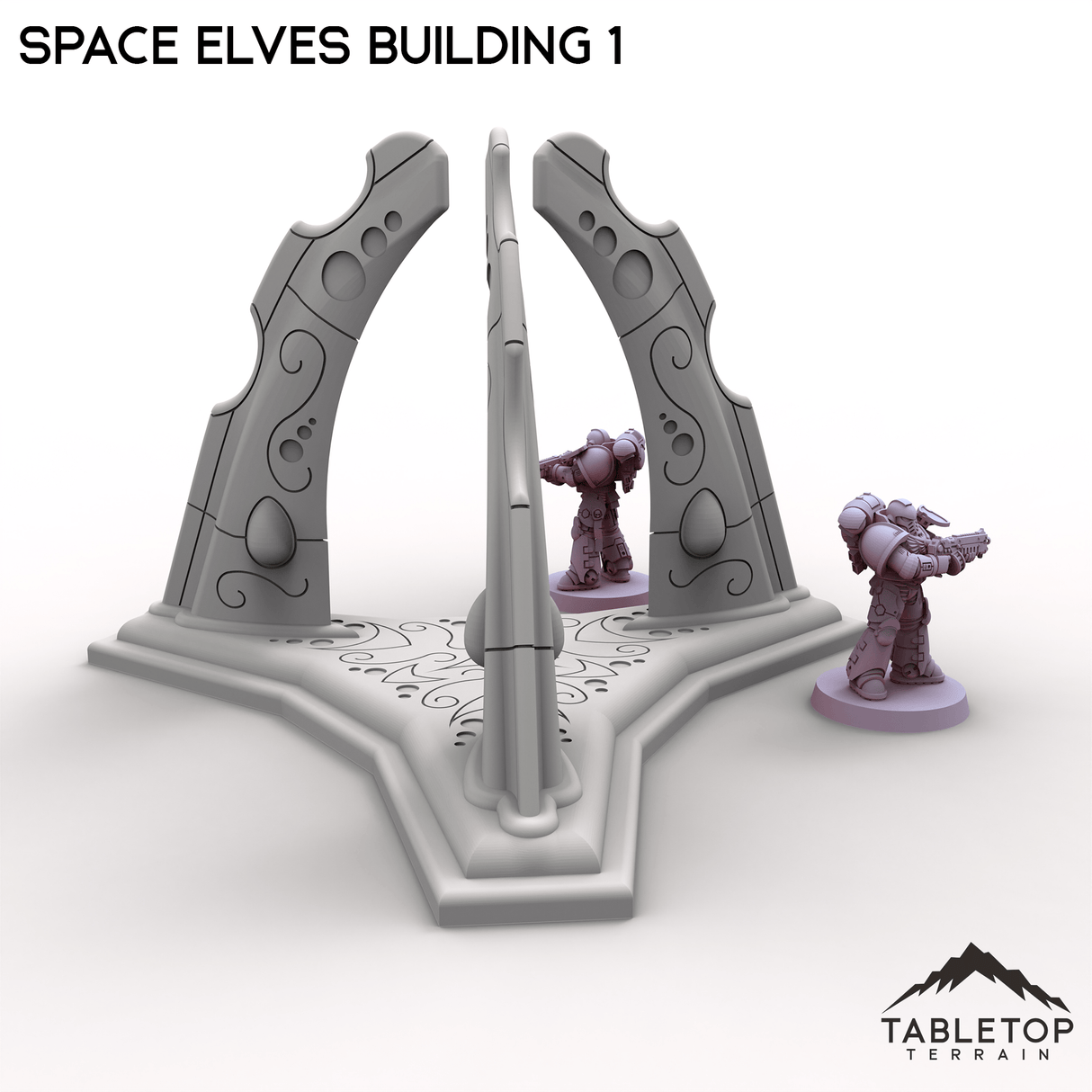 Tabletop Terrain Building Space Elves Building 1