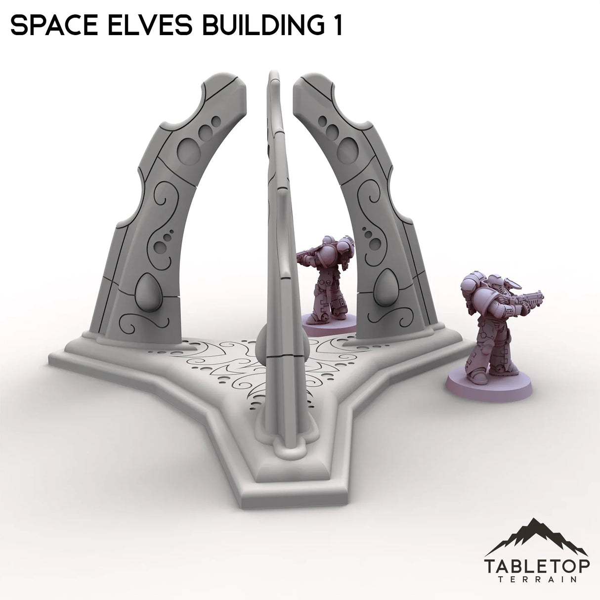 Tabletop Terrain Building Space Elves Building 1