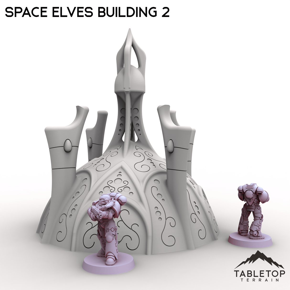 Tabletop Terrain Building Space Elves Building 2