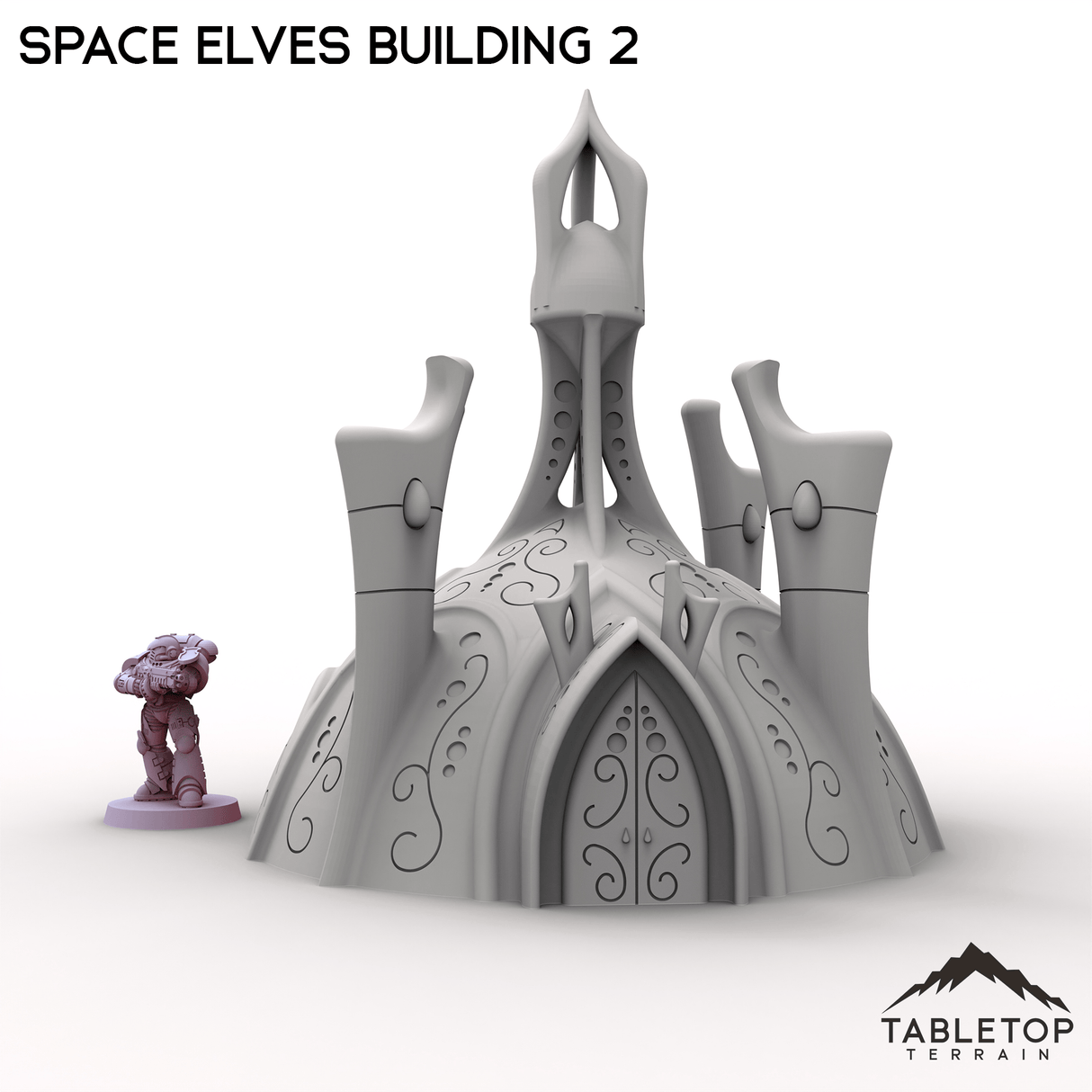 Tabletop Terrain Building Space Elves Building 2