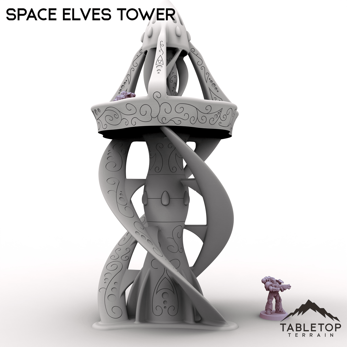 Tabletop Terrain Building Space Elves Tower