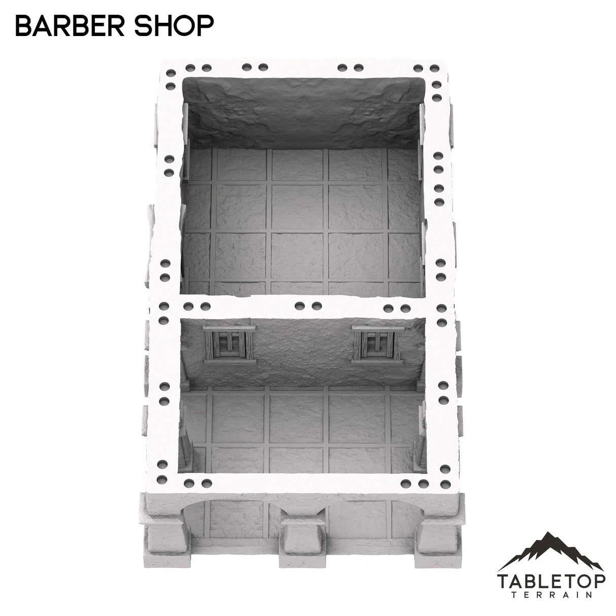 Tabletop Terrain Building Spanish Barber Shop - Old Wild Western Rush