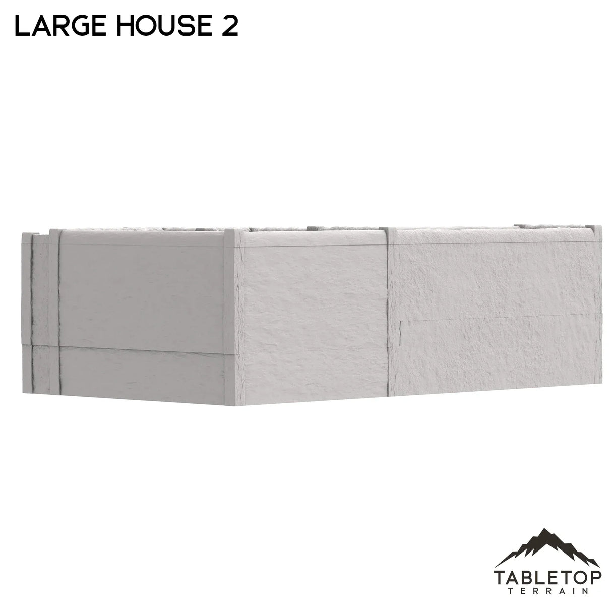 Tabletop Terrain Building Spanish Large House 2 - Old Wild Western Rush