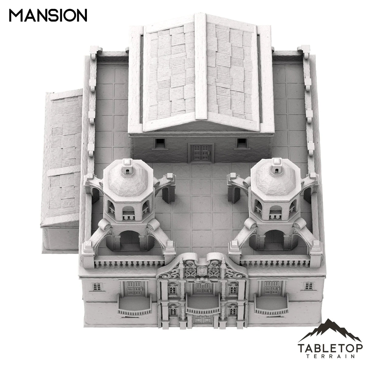 Tabletop Terrain Building Spanish Mansion - Old Wild Western Rush