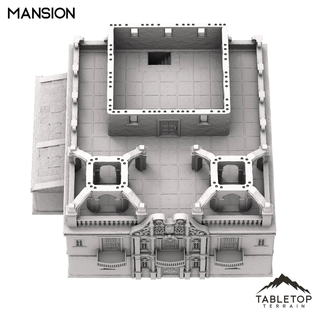 Tabletop Terrain Building Spanish Mansion - Old Wild Western Rush