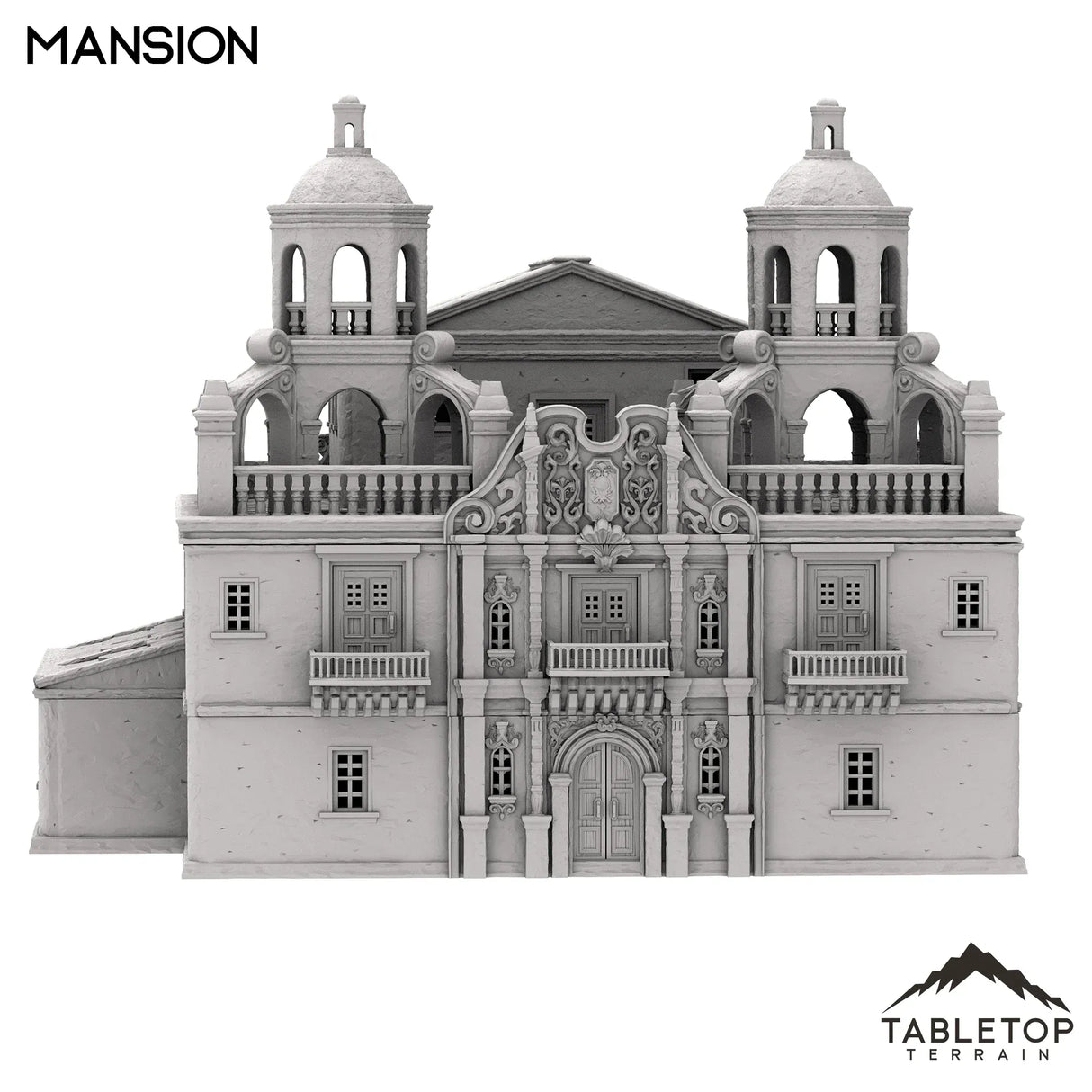 Tabletop Terrain Building Spanish Mansion - Old Wild Western Rush