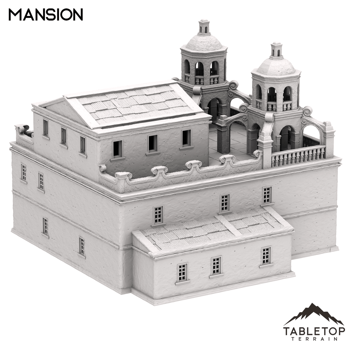 Tabletop Terrain Building Spanish Mansion - Old Wild Western Rush
