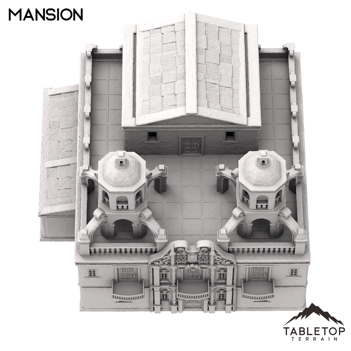 Tabletop Terrain Building Spanish Mansion - Old Wild Western Rush