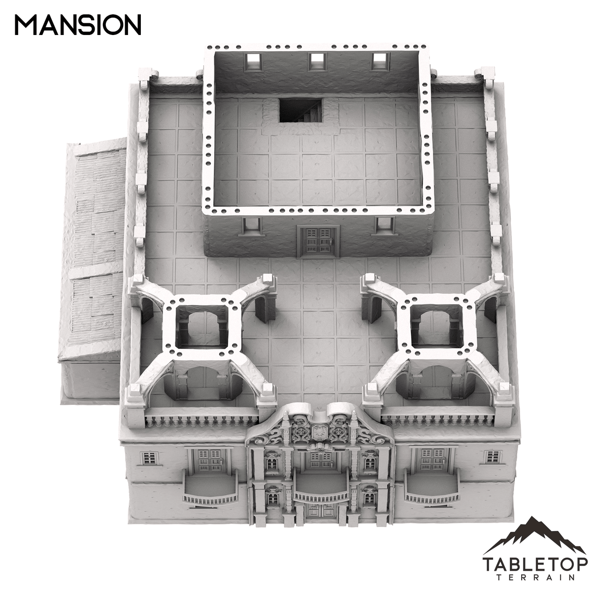Tabletop Terrain Building Spanish Mansion - Old Wild Western Rush