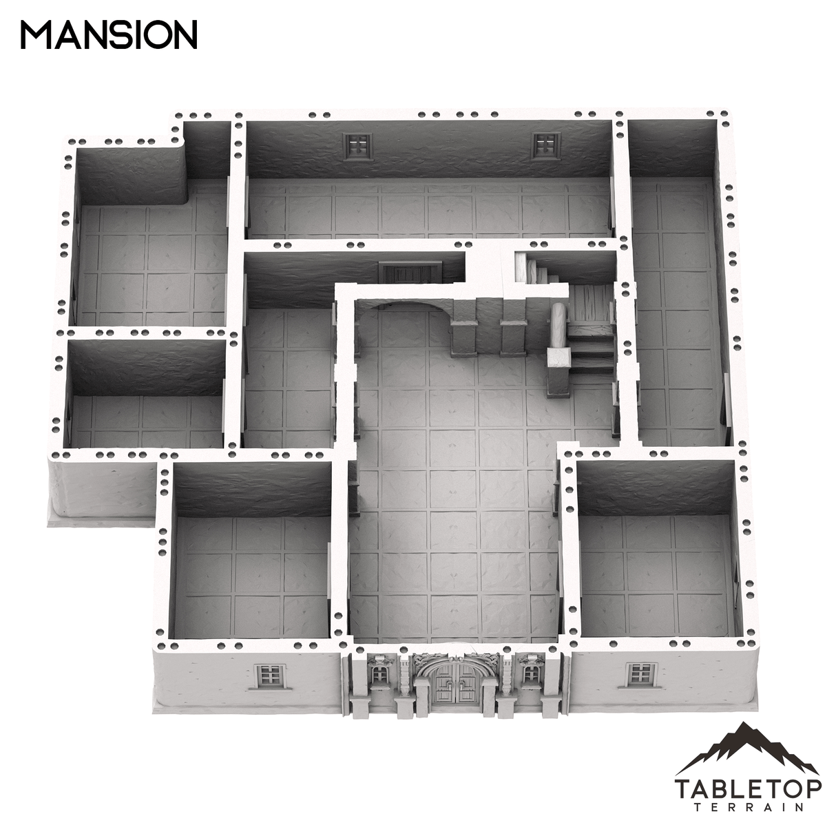 Tabletop Terrain Building Spanish Mansion - Old Wild Western Rush