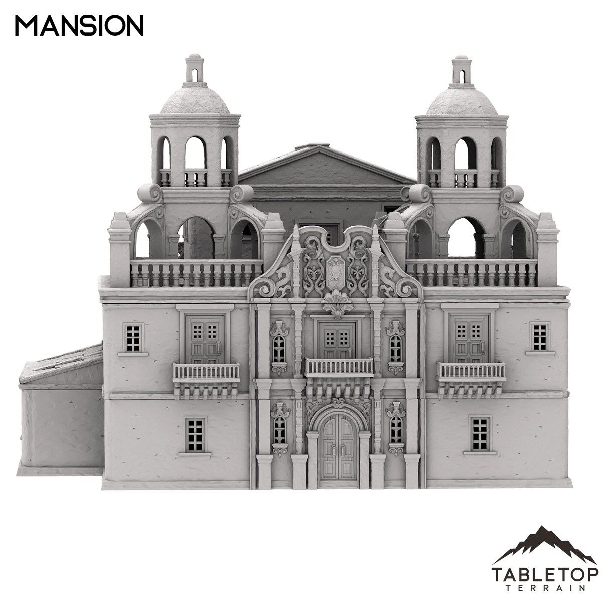 Tabletop Terrain Building Spanish Mansion - Old Wild Western Rush