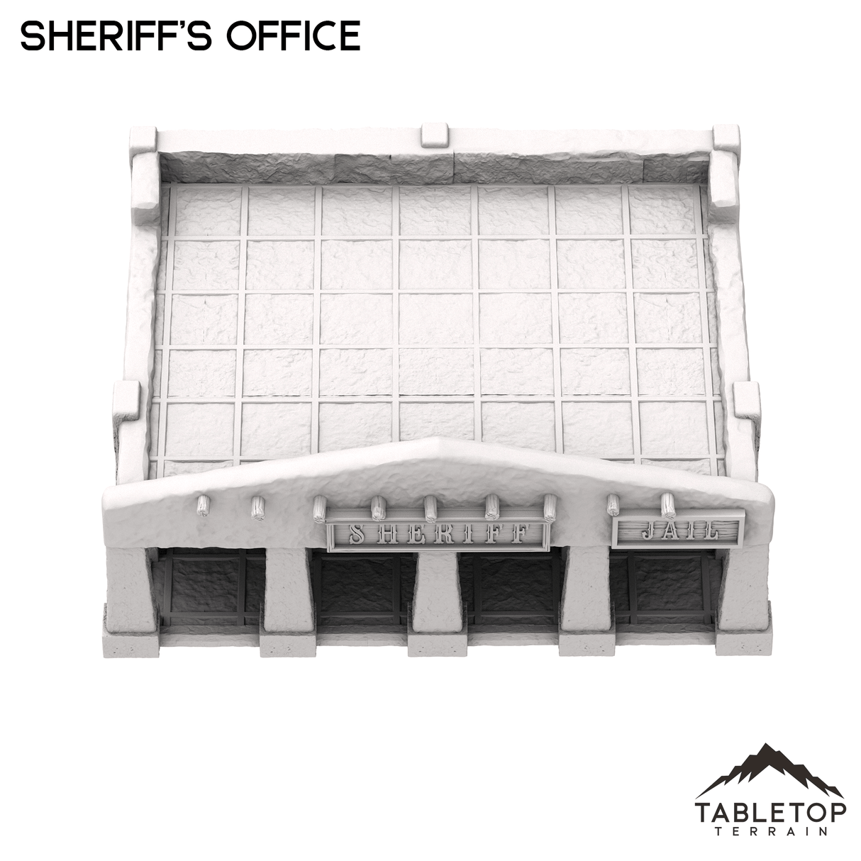 Tabletop Terrain Building Spanish Sheriff's Office + Jail - Old Wild Western Rush