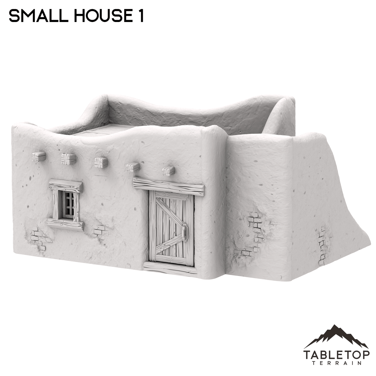 Tabletop Terrain Building Spanish Small House 1 - Old Wild Western Rush