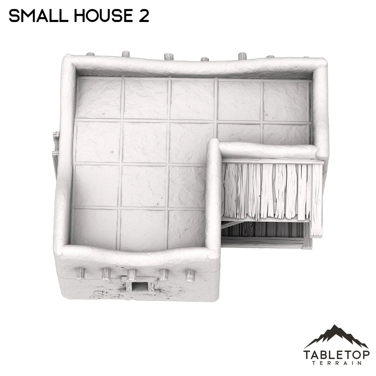 Tabletop Terrain Building Spanish Small House 2 - Old Wild Western Rush