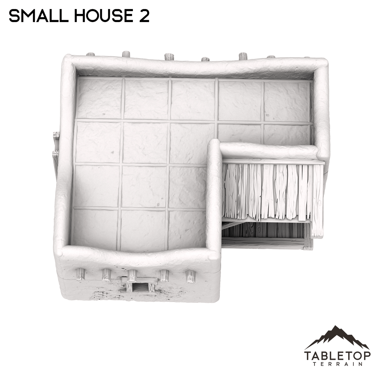Tabletop Terrain Building Spanish Small House 2 - Old Wild Western Rush
