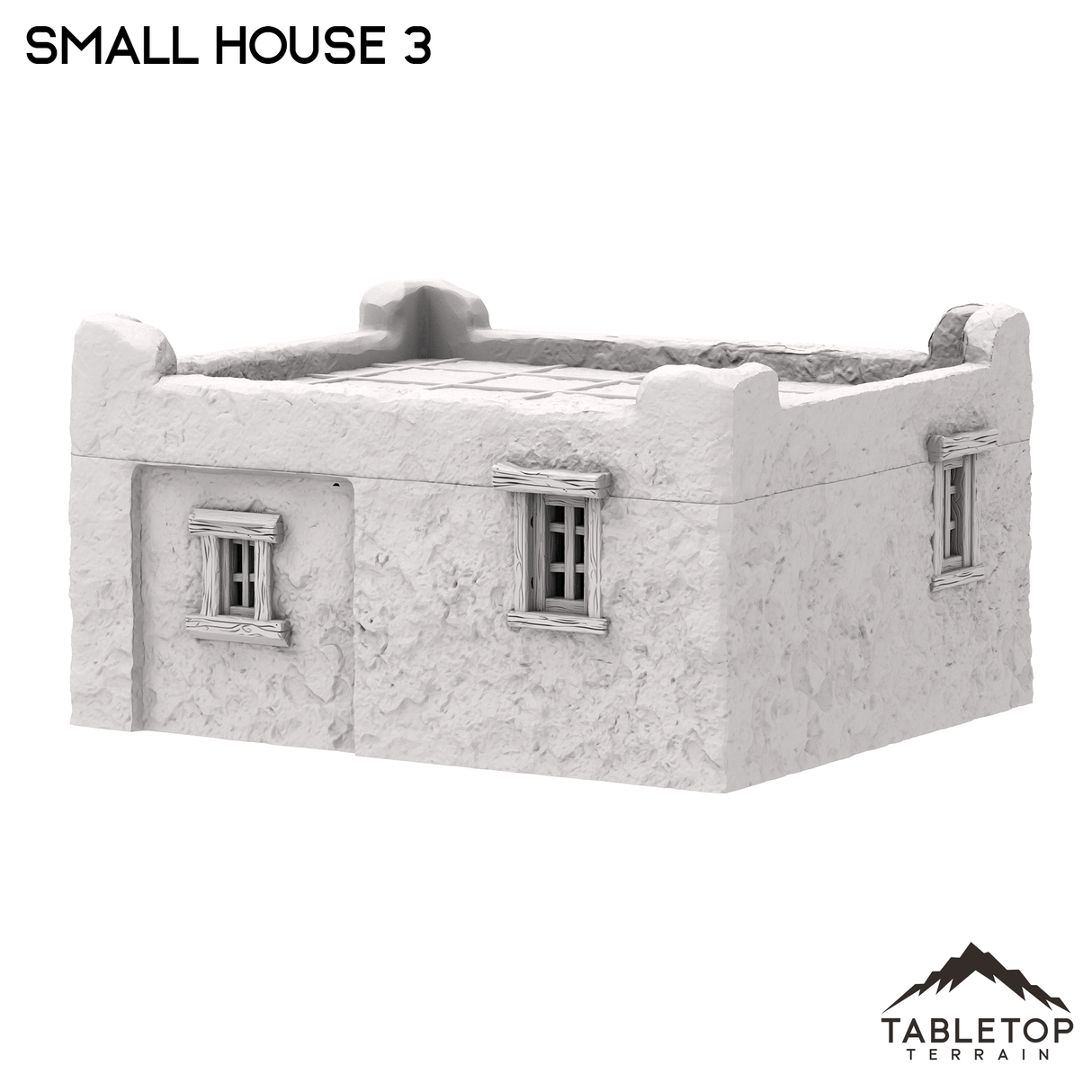 Tabletop Terrain Building Spanish Small House 3 - Old Wild Western Rush
