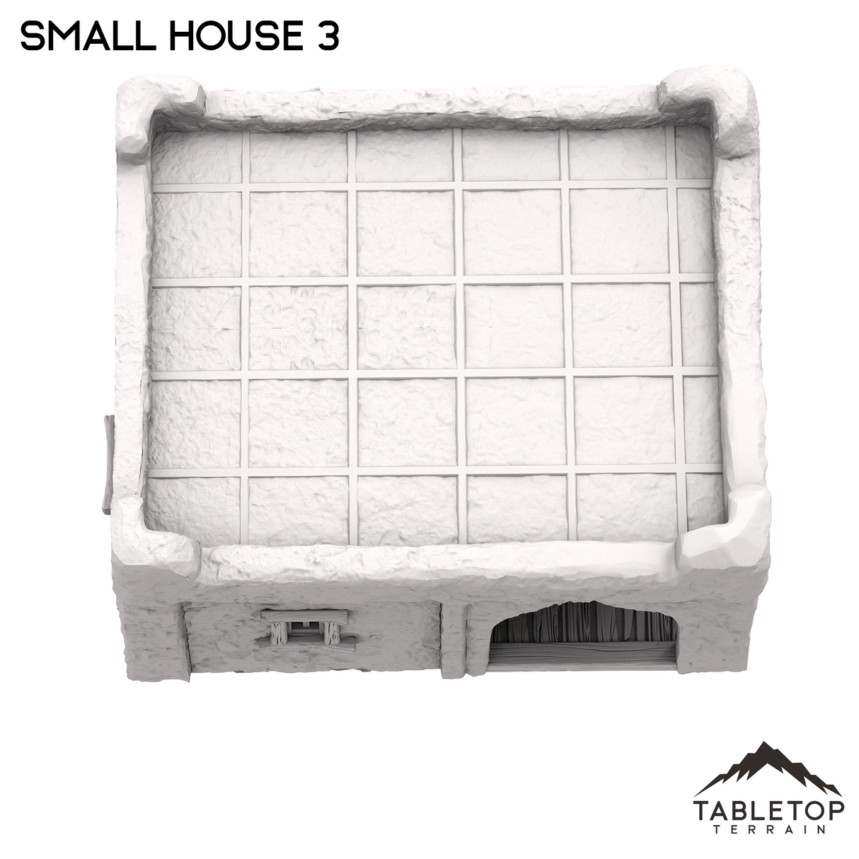 Tabletop Terrain Building Spanish Small House 3 - Old Wild Western Rush