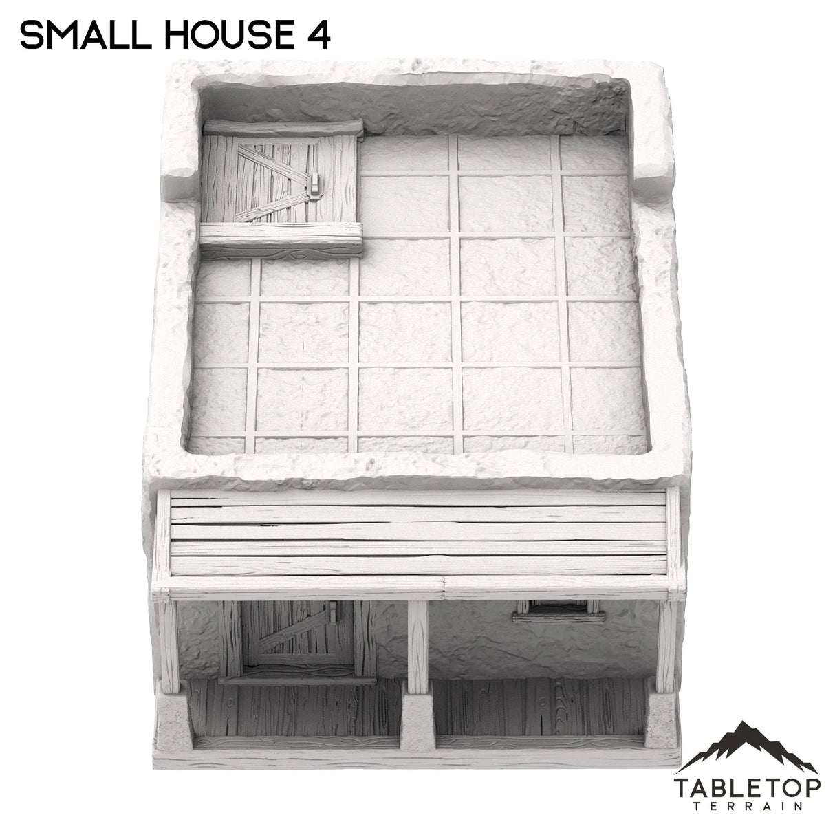 Tabletop Terrain Building Spanish Small House 4 - Old Wild Western Rush