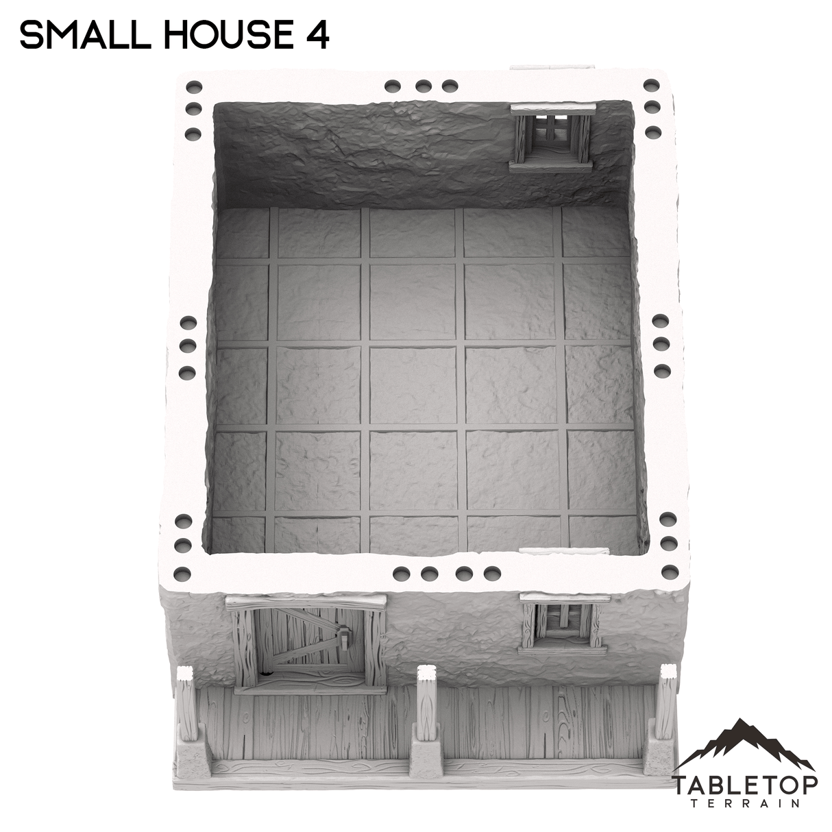 Tabletop Terrain Building Spanish Small House 4 - Old Wild Western Rush