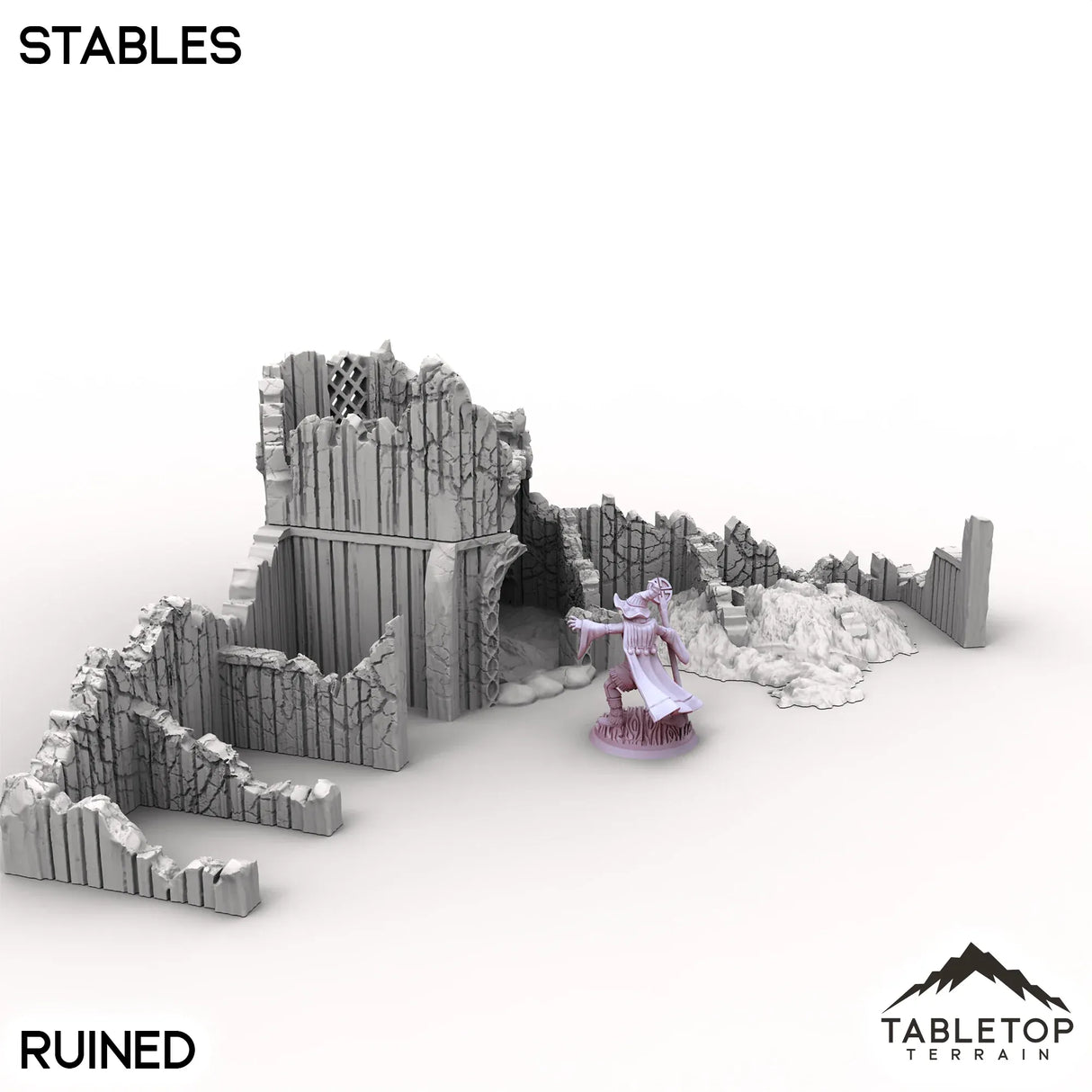 Tabletop Terrain Building Stables - Kingdom of Saxonia