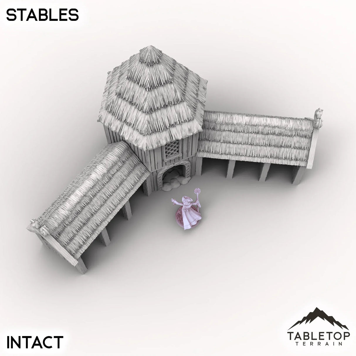 Tabletop Terrain Building Stables - Kingdom of Saxonia