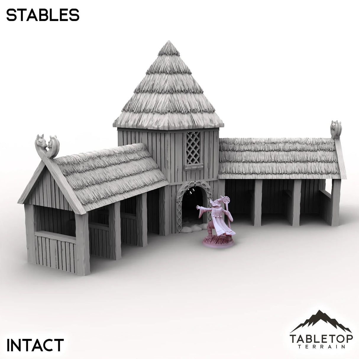 Tabletop Terrain Building Stables - Kingdom of Saxonia
