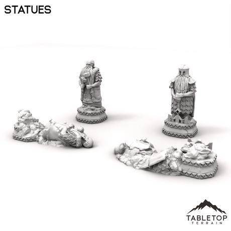 Tabletop Terrain Building Statues - Kingdom of Durak Deep