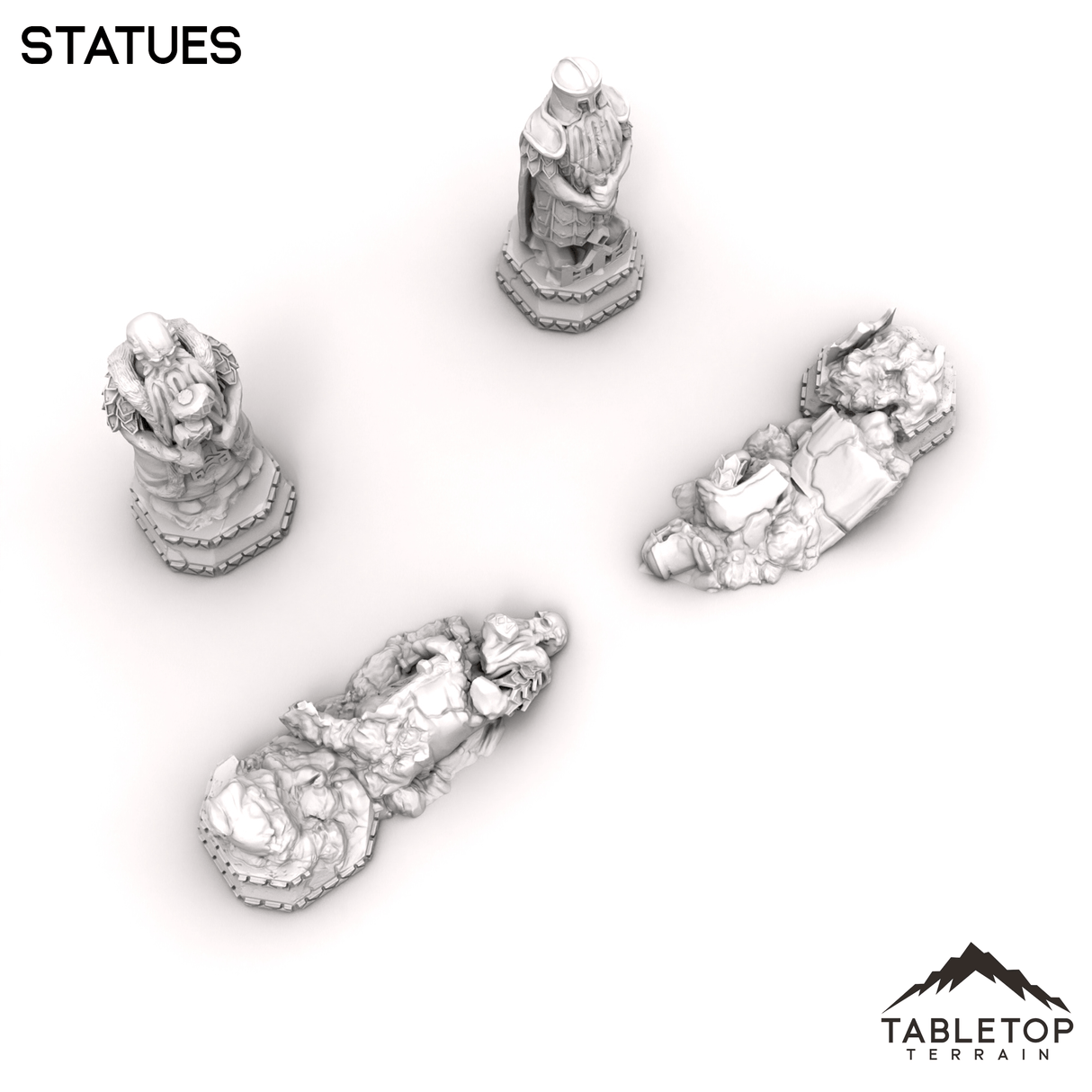Tabletop Terrain Building Statues - Kingdom of Durak Deep