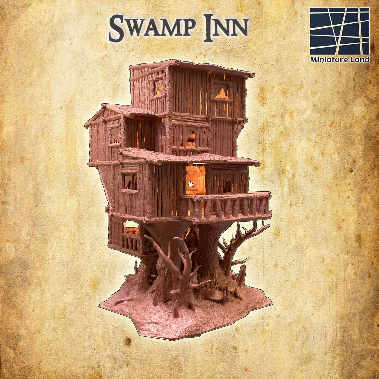 Tabletop Terrain Building Swamp Inn
