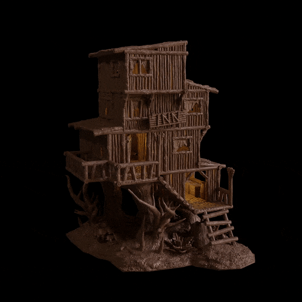 Tabletop Terrain Building Swamp Inn